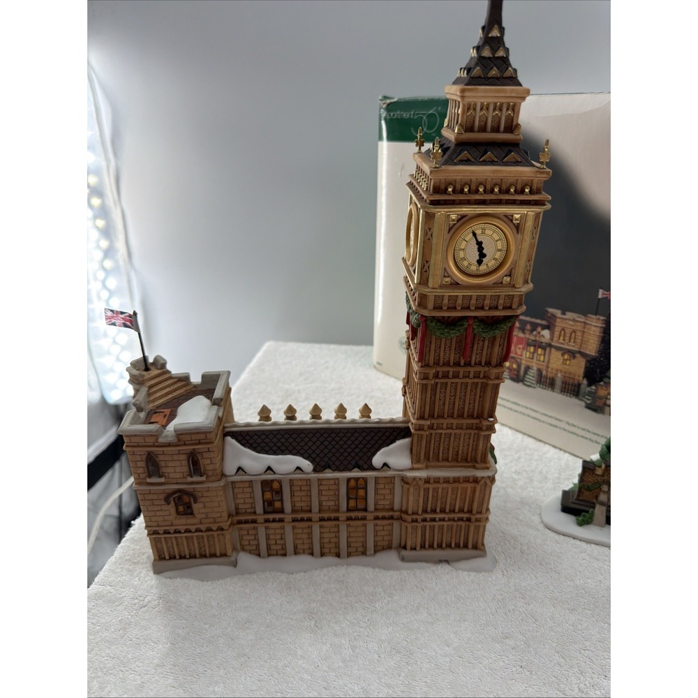 Department 56 Dickens Village Historical Landmark Christmas "Big Ben" #58341 - Picture 7 of 11